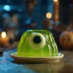 Gelatina de ojos de monstruo receta para Halloween