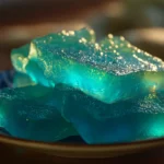 Gelatina de anguila receta tradicional servida al estilo asiático