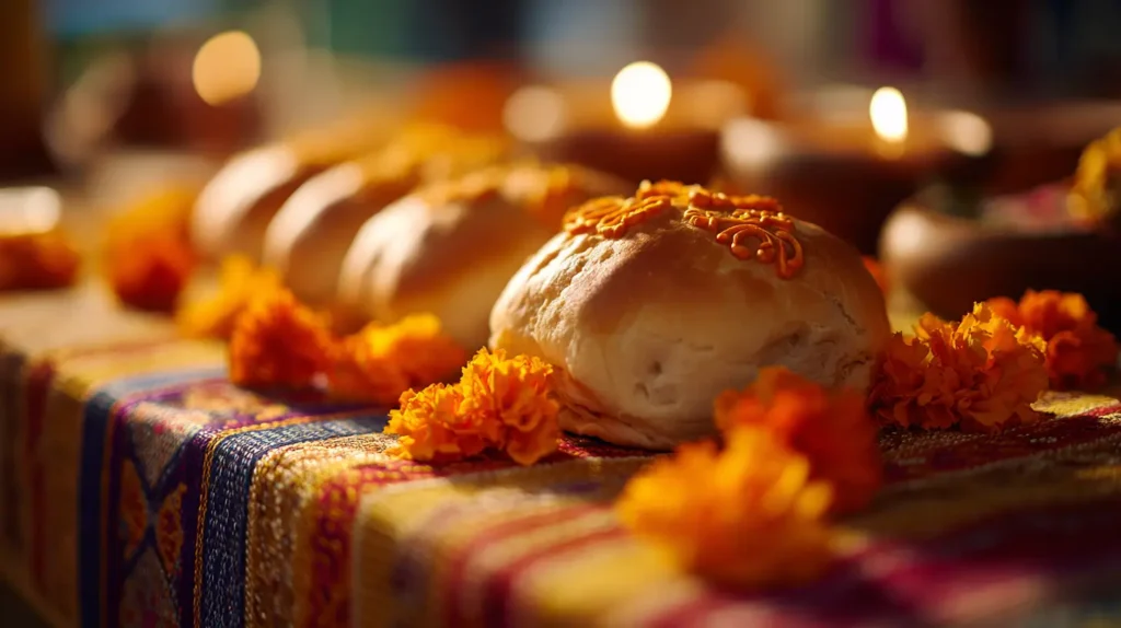 presentación de conchasúchil para Día de Muertos