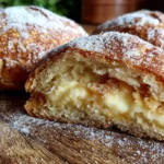 Pan de muerto relleno artesanal casero recién horneado