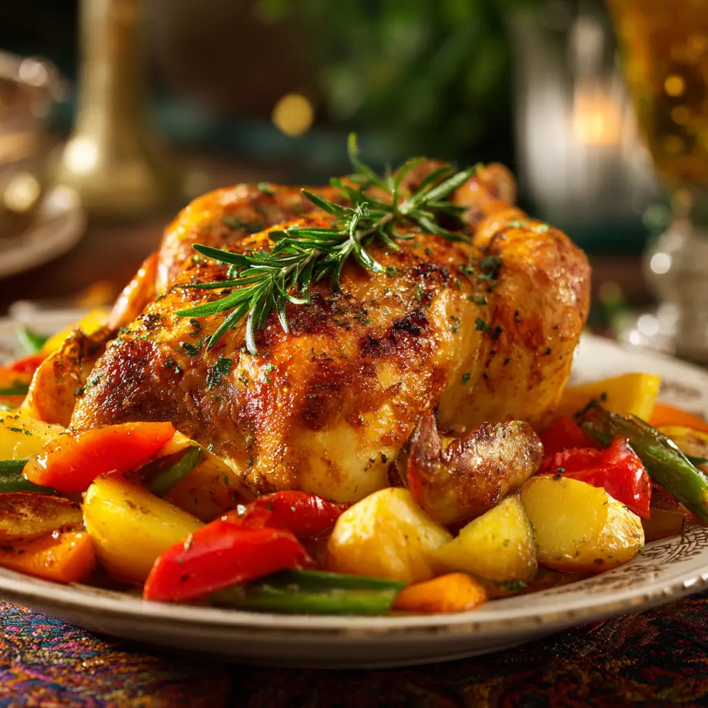 Almuerzos saludables para la familia con pollo y vegetales