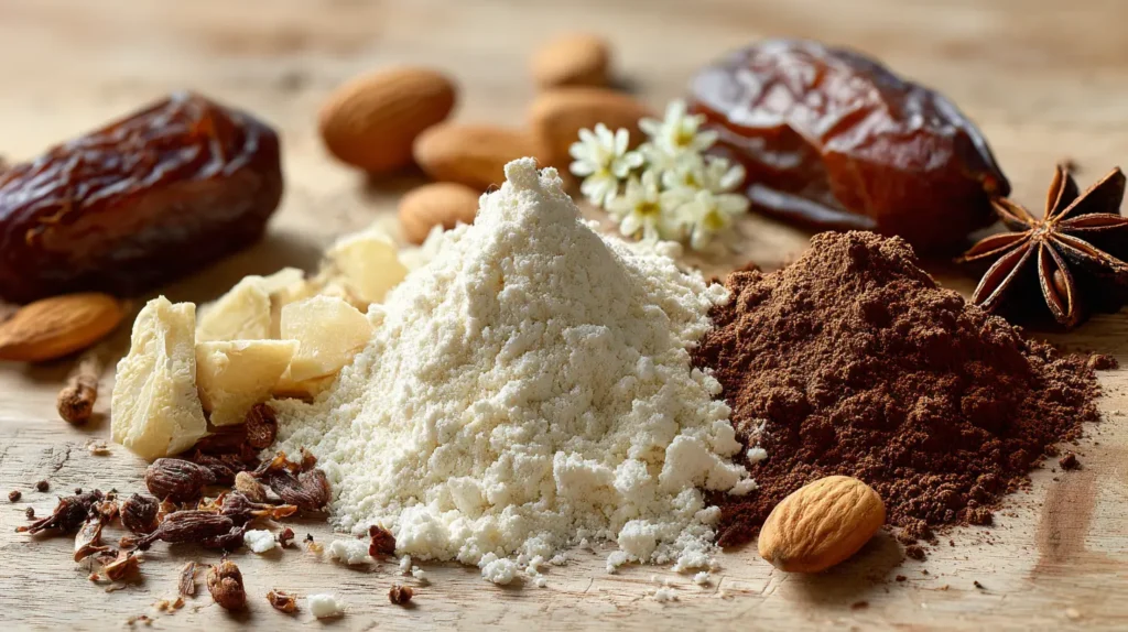 ingredientes para postres proteicos sin azúcar añadido