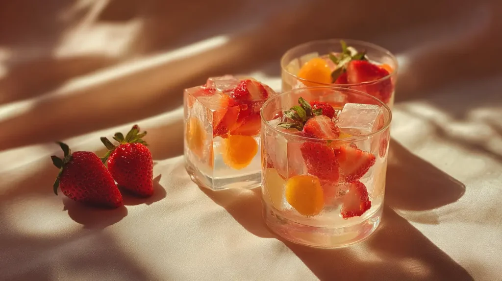 gelatina sin sabor con frutas naturales