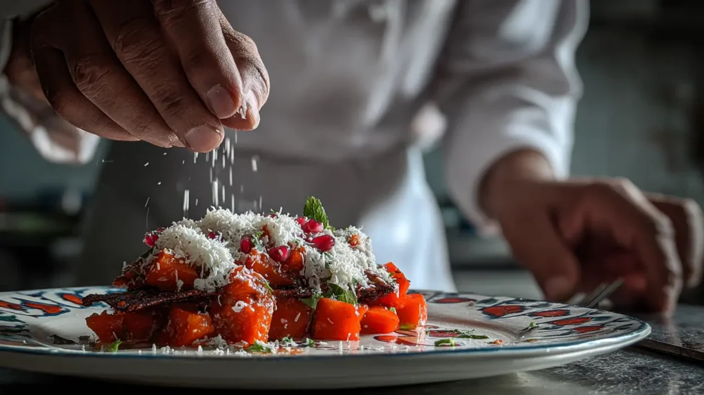 preparación paso a paso de la receta chiles en nogada tradicional estilo Puebla