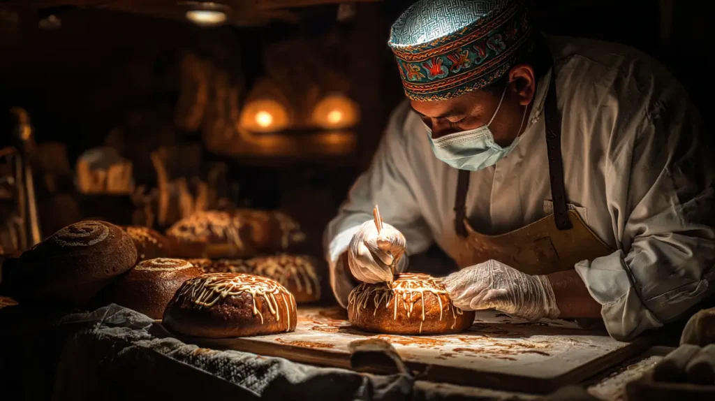 preparación del pan de muerto relleno edición 2025