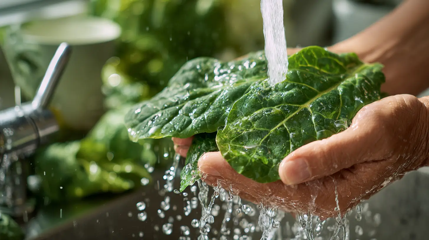 Precauciones al comer espinaca cruda