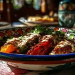 receta chiles en nogada tradicional servida al estilo original de Puebla