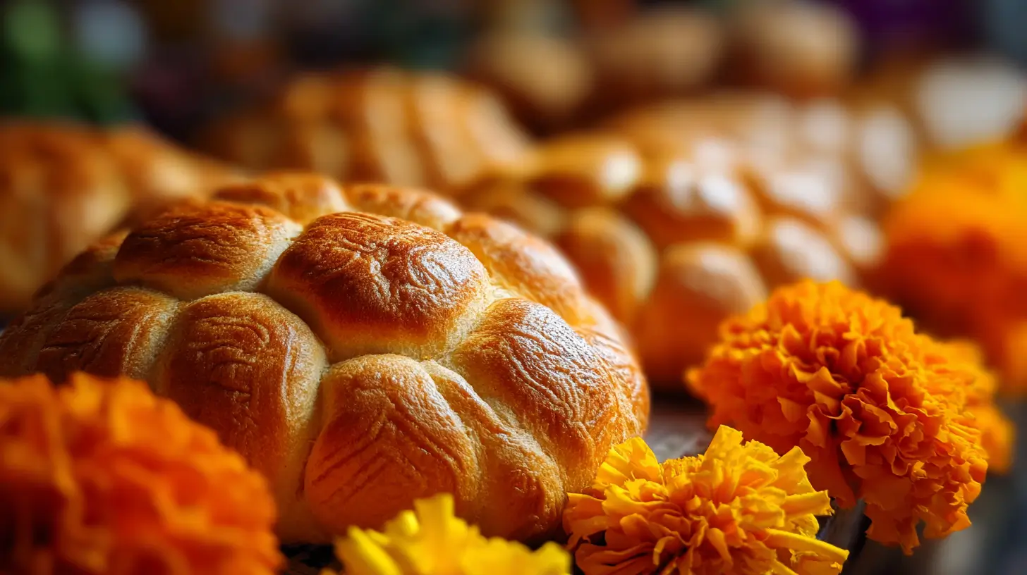 receta rápida conchasúchil para Día de Muertos