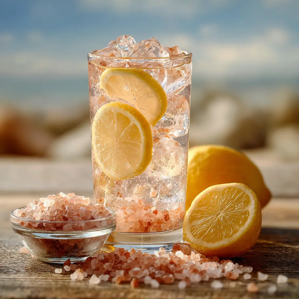 receta de limonada con sal del Himalaya