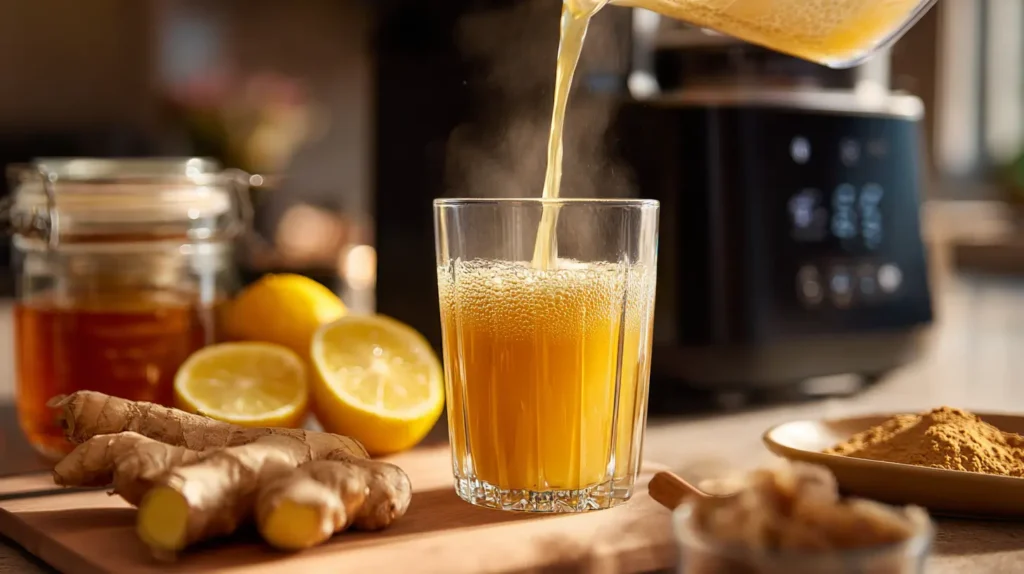 Cómo preparar shot de jengibre casero paso a paso
