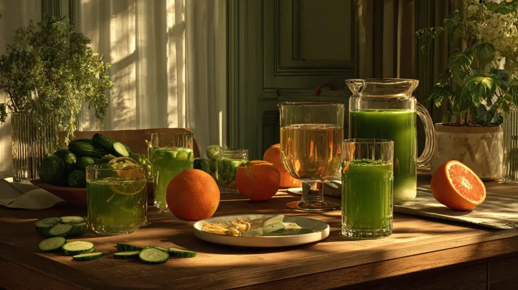 té y jugos naturales para reducir el azúcar en la dieta familiar