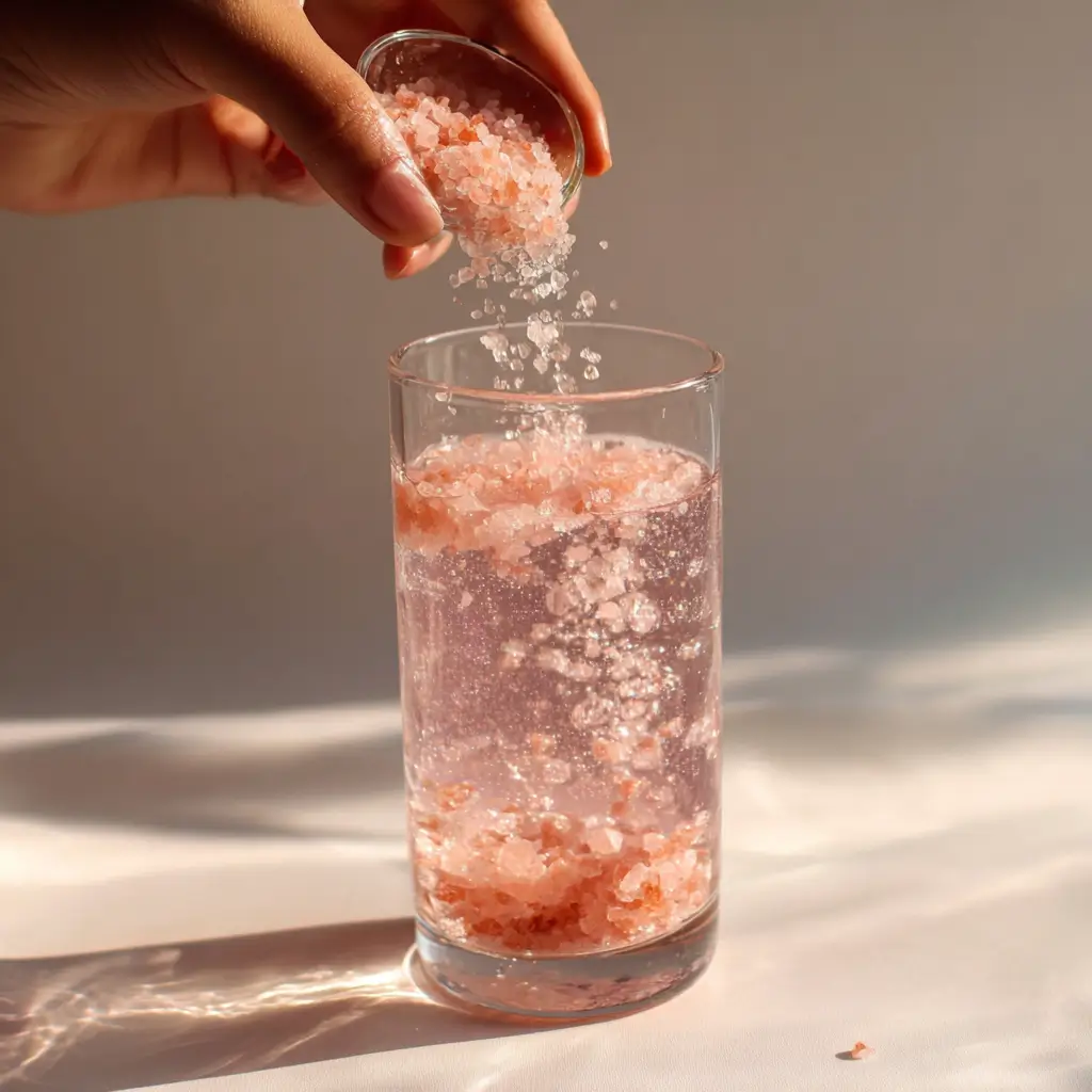 Cómo preparar el truco de sal rosa paso a paso