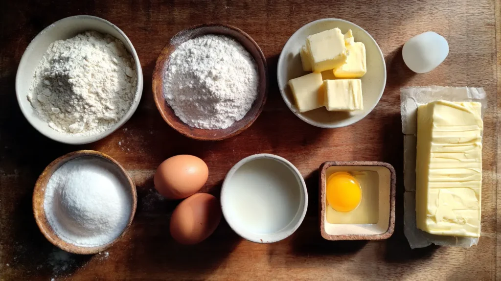 ingredientes para receta rápida conchasúchil para Día de Muertos