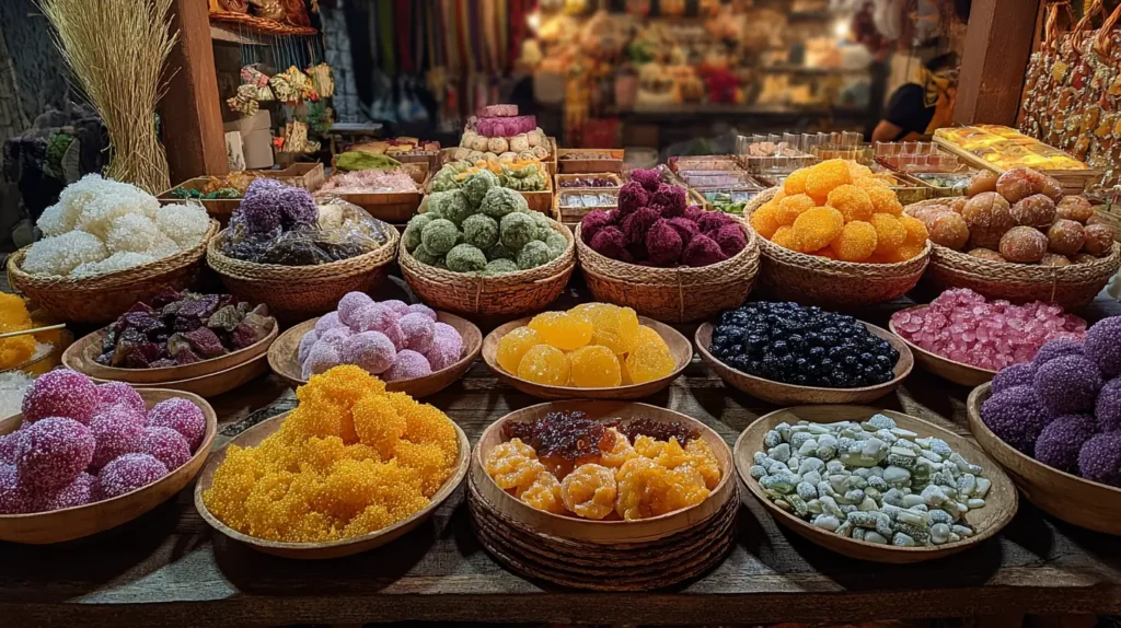 Dulces típicos regionales de México para Día de Muertos