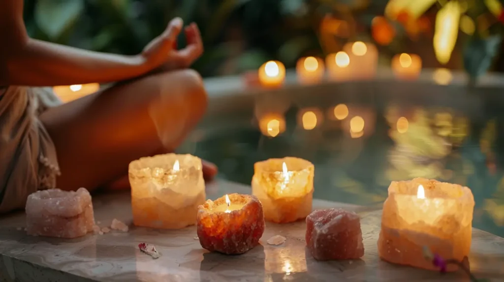 beneficios espirituales del baño con sal del Himalaya