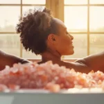 beneficios del baño con sal del Himalaya