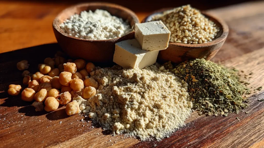 Fuentes de proteína vegetal para postres veganos proteicos