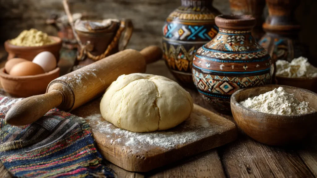 Ingredientes del pan de muerto con relleno de nata o cajeta