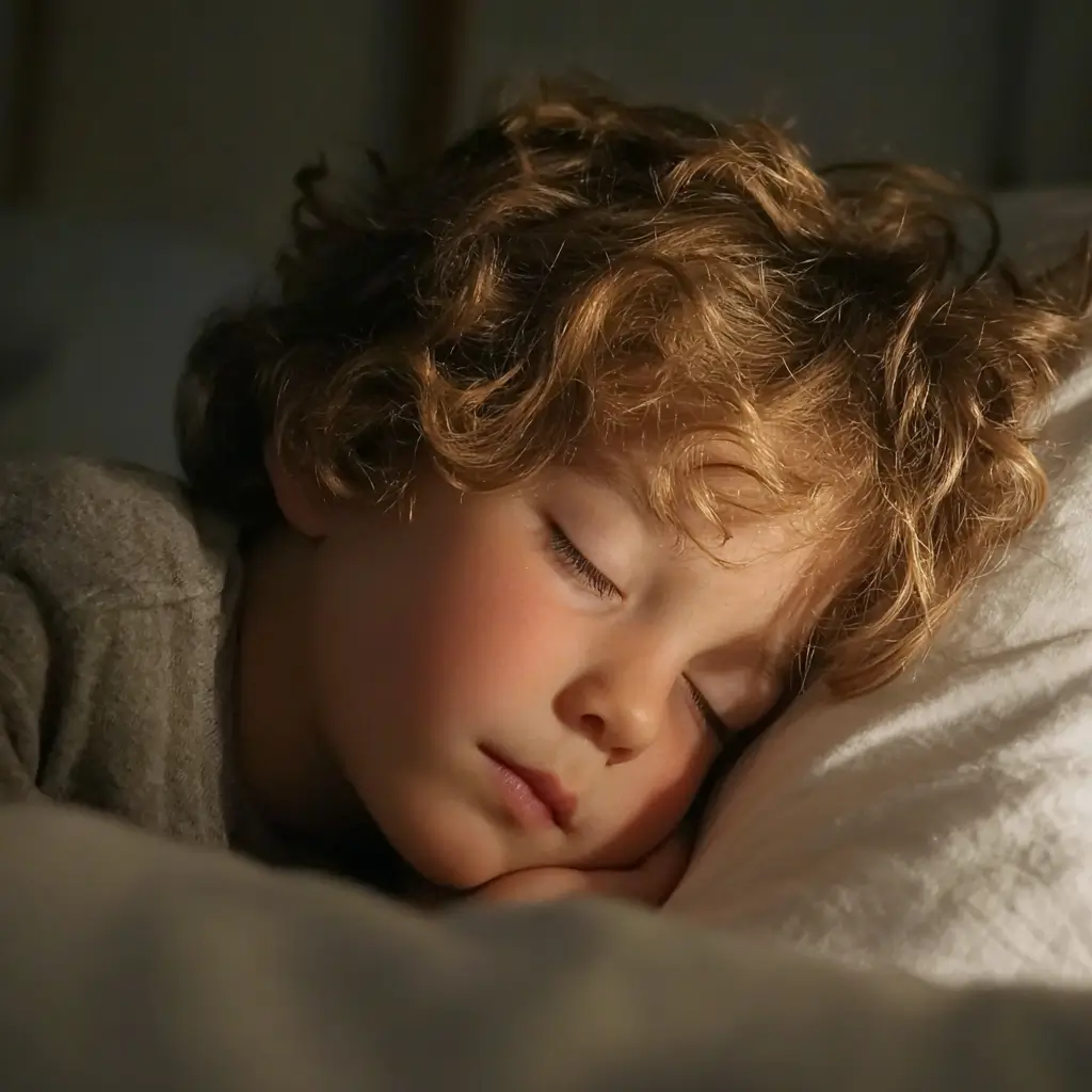 niño durmiendo hábitos saludables en familia