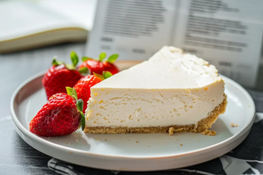 orción de cheesecake proteico bajo en carbohidratos