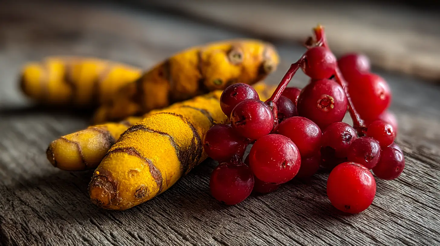 alimentos con berberina natural en frutas y raíces