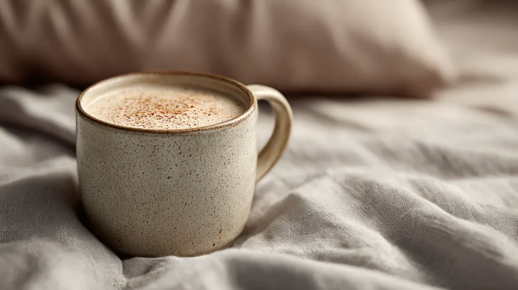 bebida cálida de canela de Ceilán estilo bienestar