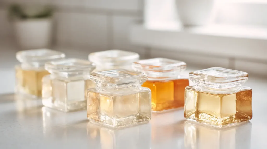 Porciones pequeñas de gelatina sin azúcar usadas como snack ligero para controlar antojos en casa.