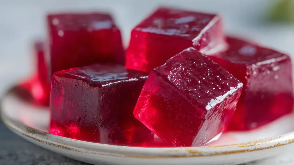 Gelatina bariátrica con flor de Jamaica