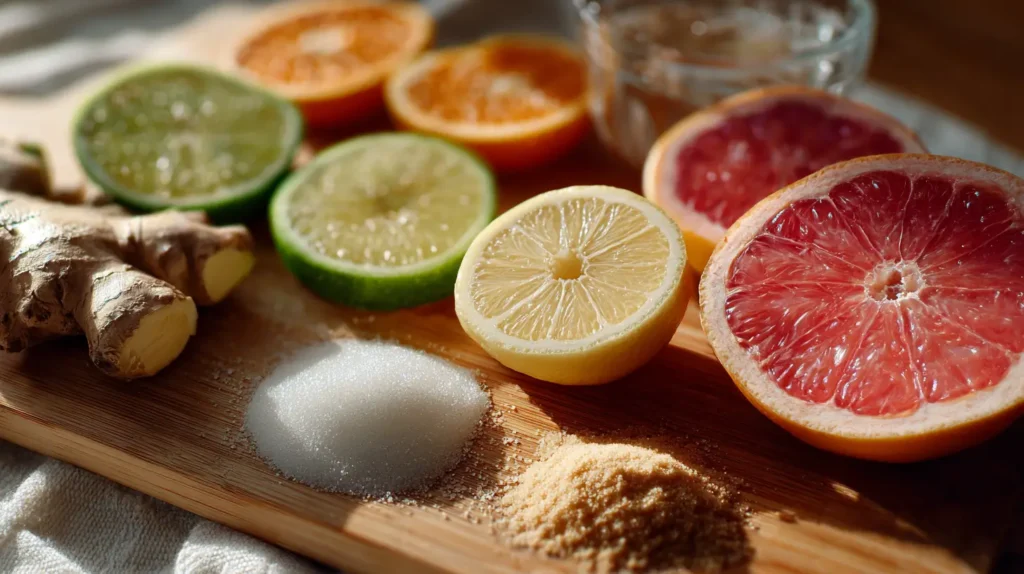 Ingredientes principales para preparar la receta de Yukón casera.