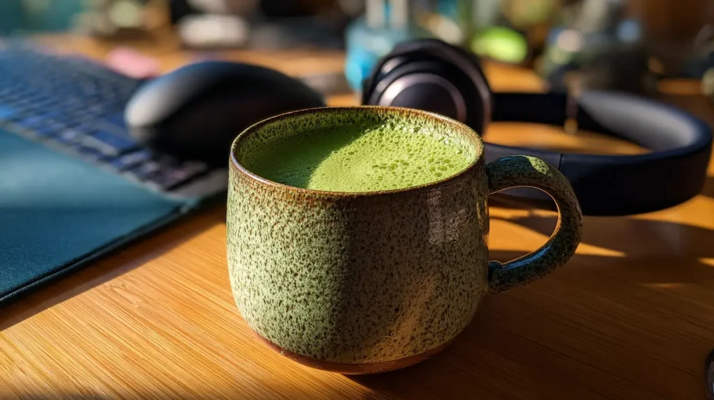 Matcha para rendimiento y energía en pre-entreno
