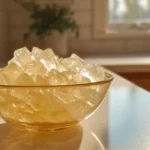 receta de dieta de gelatina bariátrica en un tazón transparente