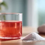 Receta de gelatina bariátrica en vaso transparente para pacientes post cirugía