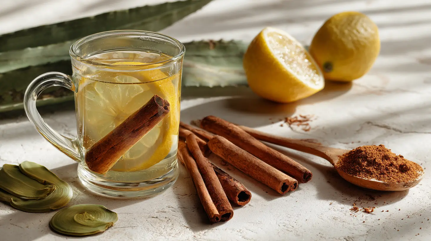 Infusión wellness tipo receta de metformina natural con ingredientes caseros