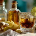 Receta de Mounjaro casero bebida natural con limón y jengibre