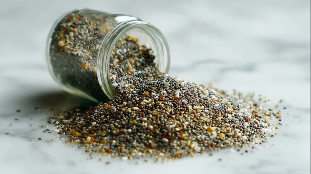 receta de semillas bariátricas mezcla hidratada en vaso