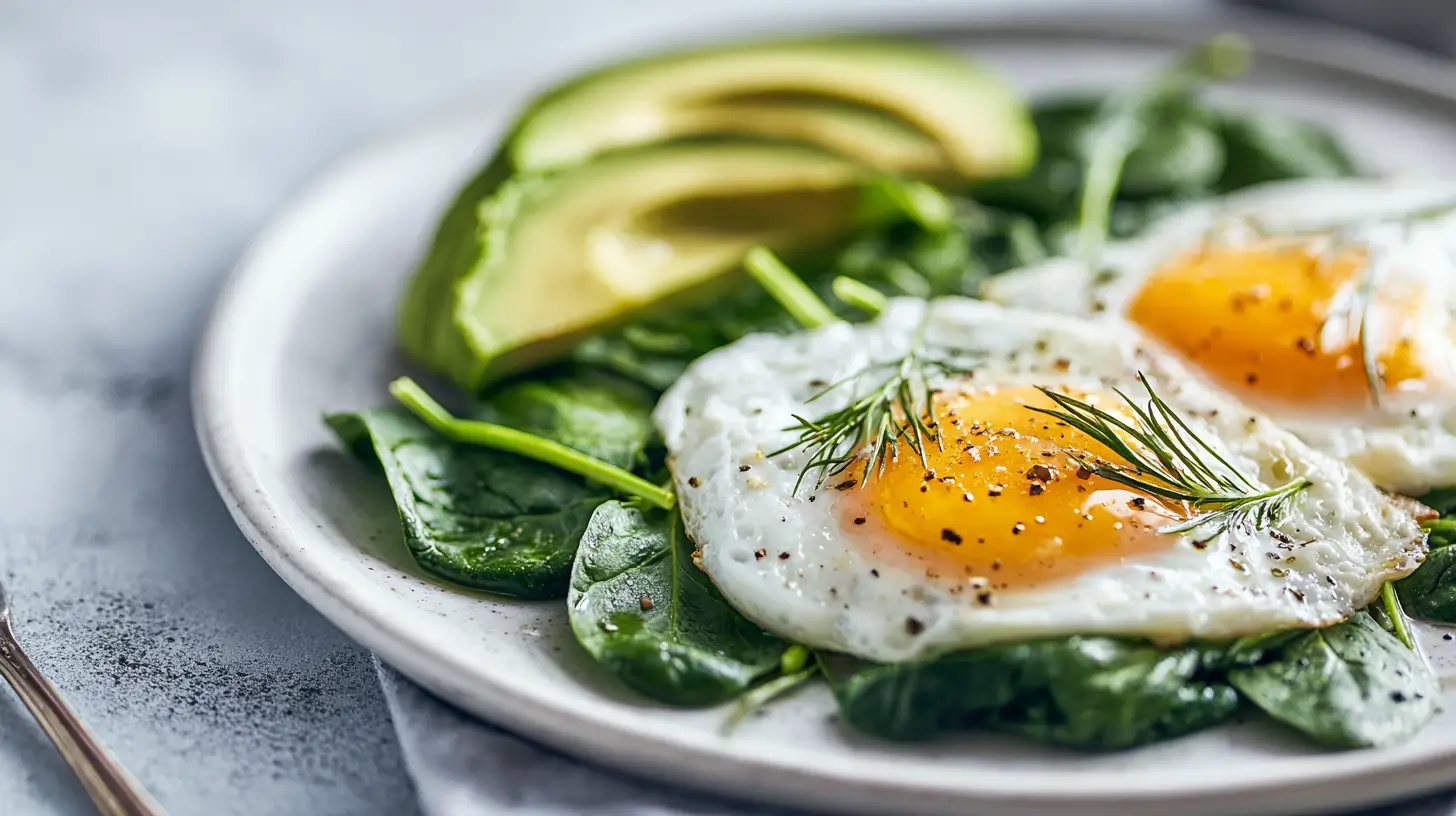 dieta keto healthy breakfast close-up