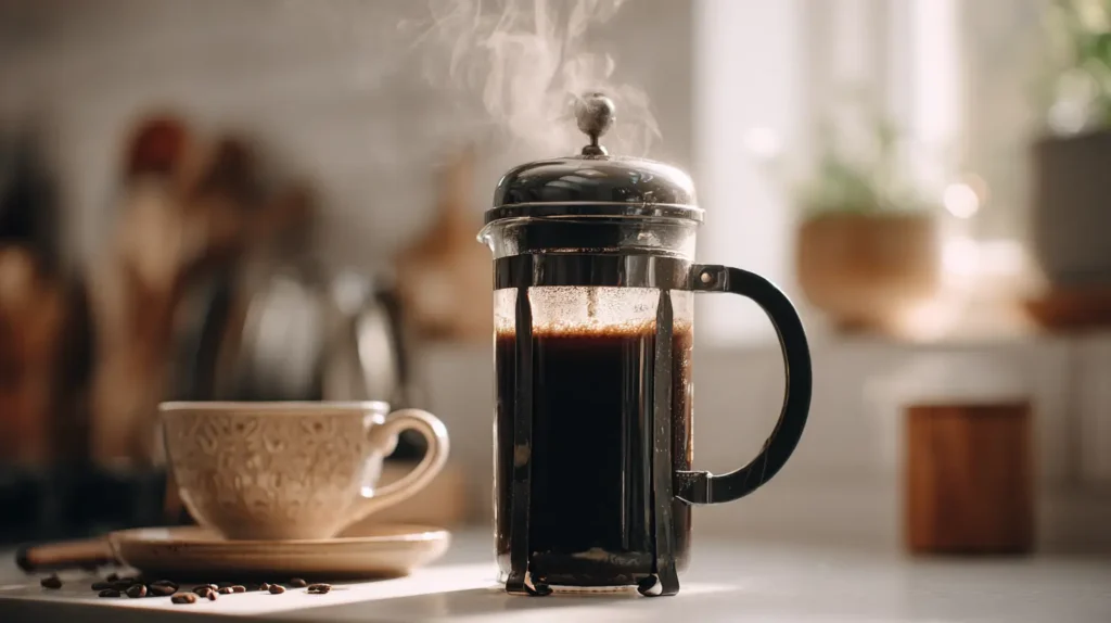 métodos de preparación de café prensa francesa