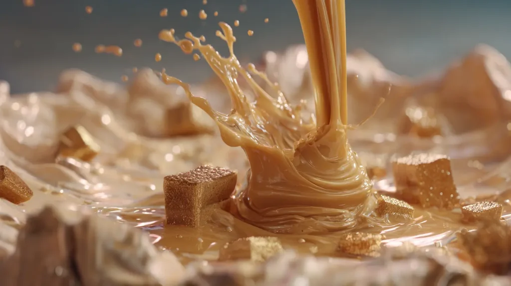 preparación de gelatina de gansito receta vertiendo mezcla en el molde