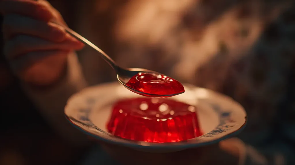 gelatina para ansiedad por dulce como postre nocturno