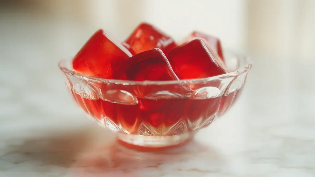 gelatina para ansiedad por dulce como postre saludable bajo en calorías
