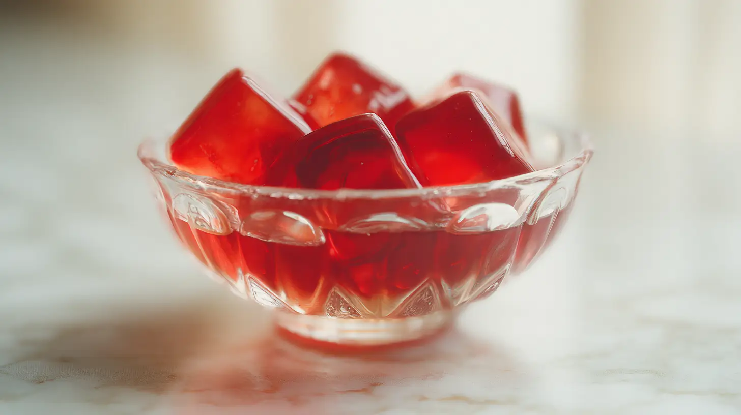 gelatina para ansiedad por dulce como postre saludable bajo en calorías