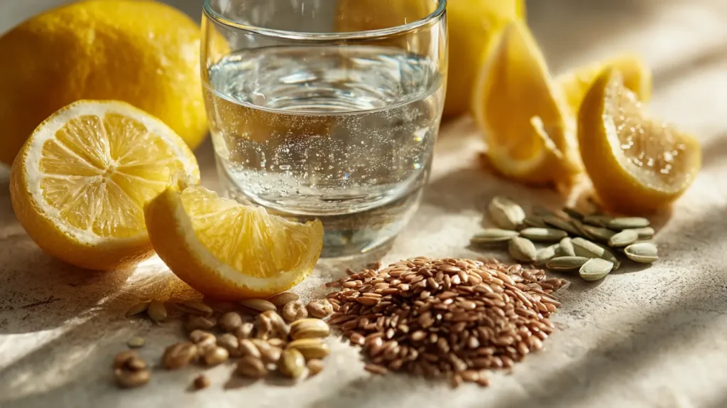 Ingredientes naturales usados en bebidas tipo GLP-1 naturales