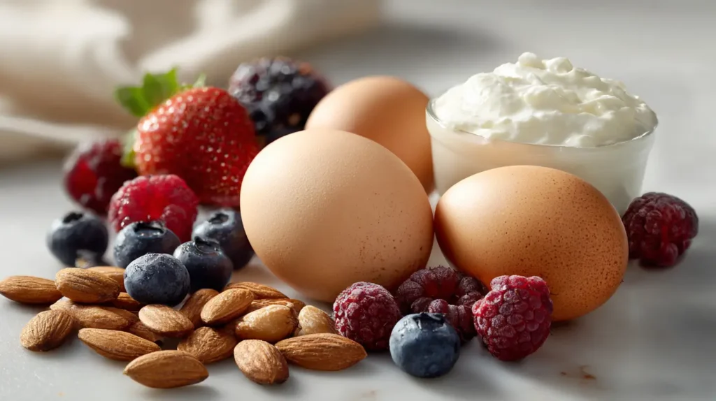 alimentos comunes en un desayuno glp-1 natural