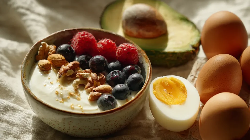 combinación sencilla de desayuno glp-1 natural