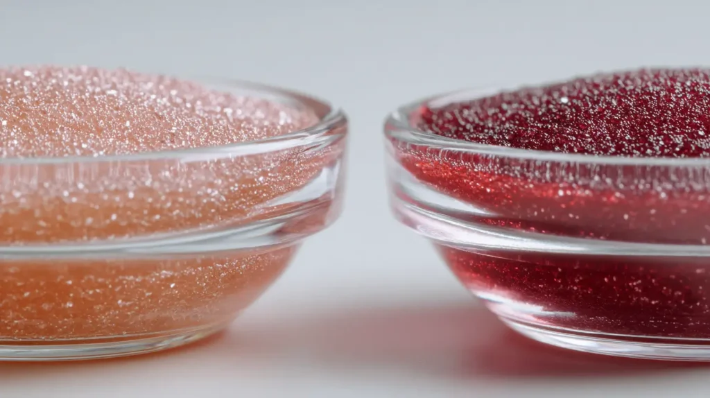 comparación ingredientes gelatina coreana y gelatina bariátrica