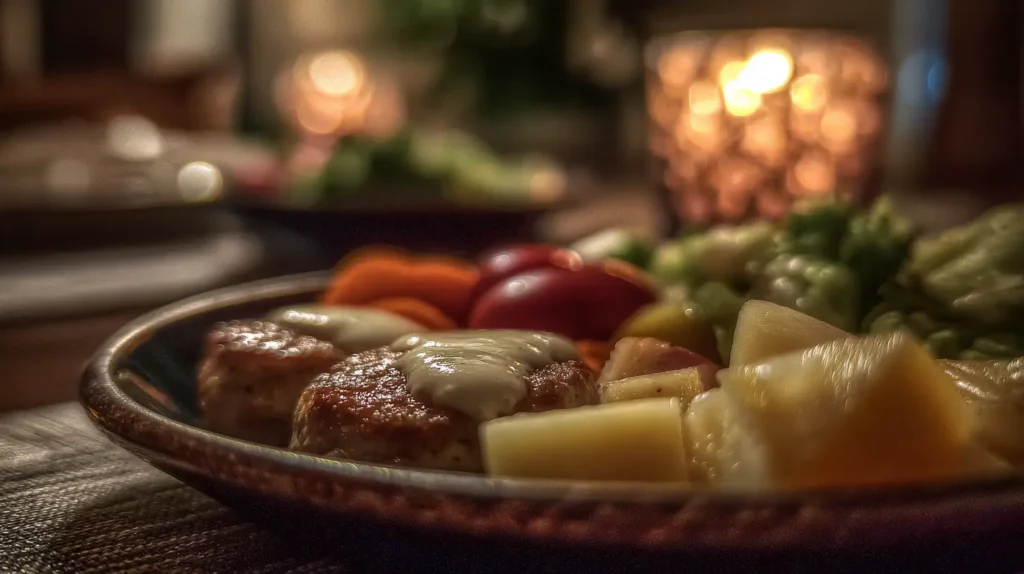 ejemplo de cena GLP-1 natural fácil