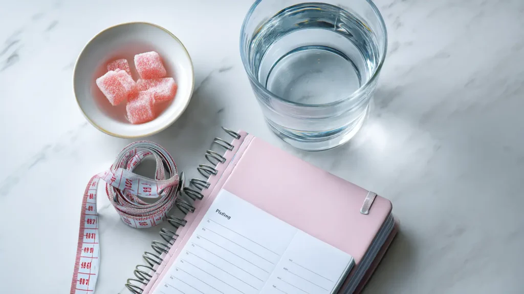 método real vs tendencia gelatina bariátrica de Adamaris López