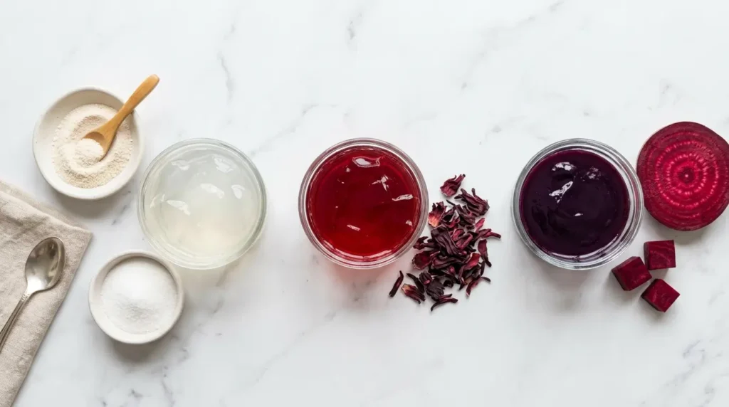 Variaciones de gelatina como balón gástrico: con konjac, agar-agar vegano y betabel desintoxicante