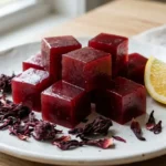 Gelatina de konjac con glucomanano y flor de jamaica — receta casera para bajar de peso